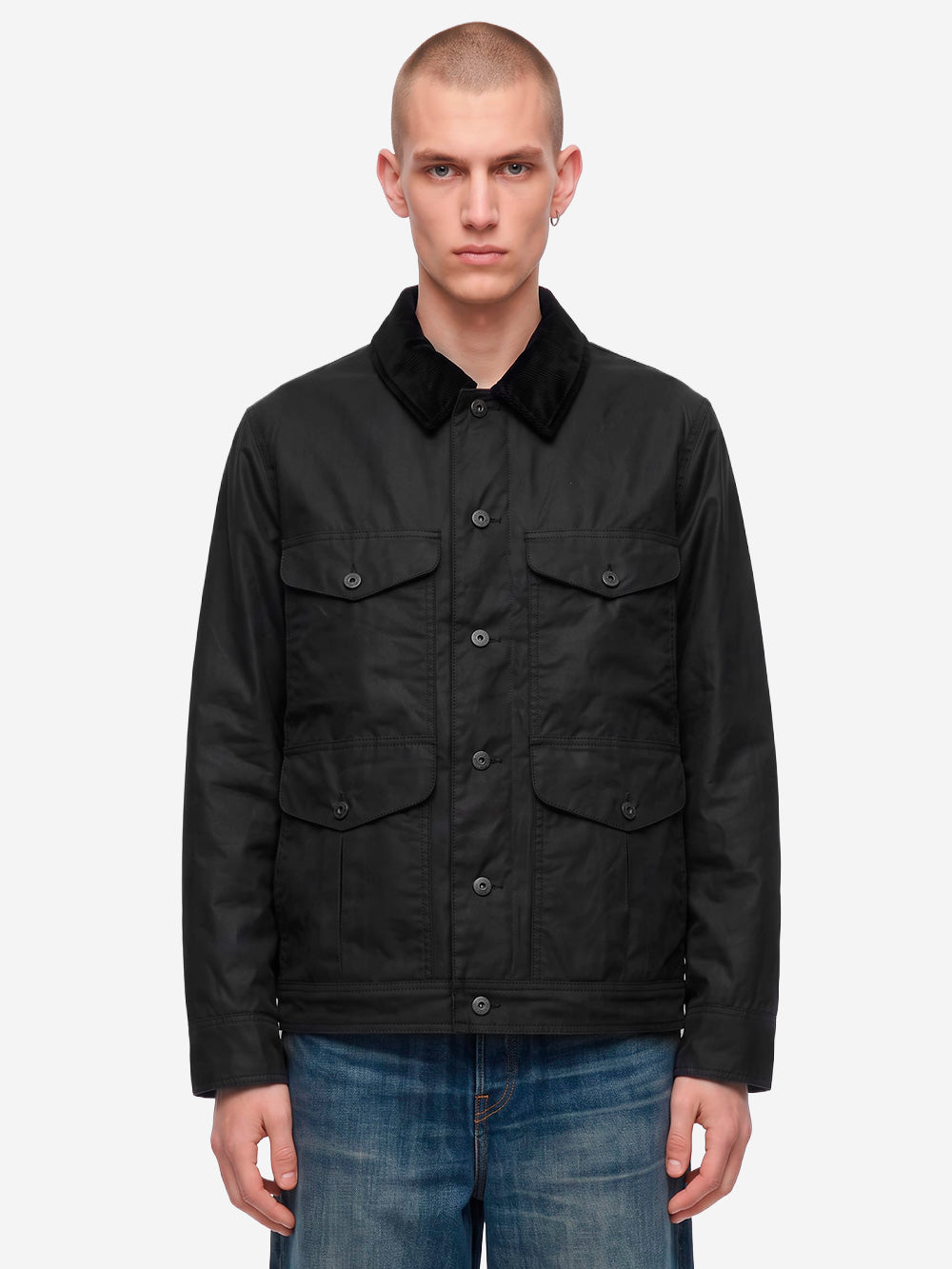 FILSON Giacca in cotone cerato Journeyman Nero Urbanstaroma