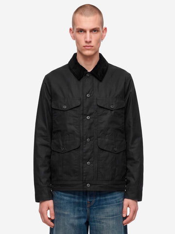 FILSON Giacca in cotone cerato Journeyman Nero