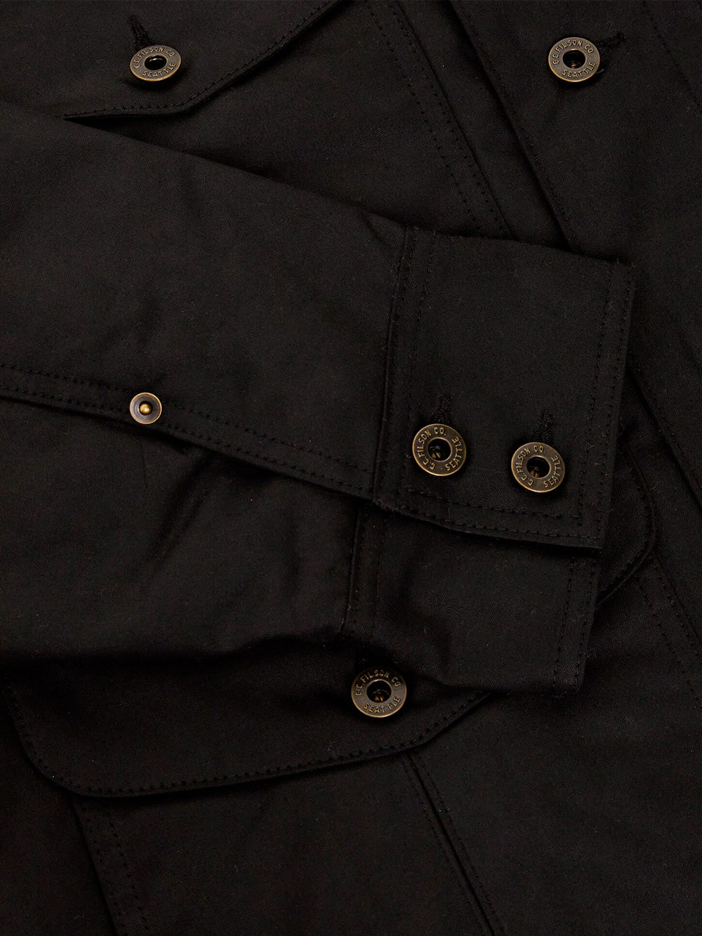 FILSON Giacca in cotone cerato Journeyman Nero Urbanstaroma