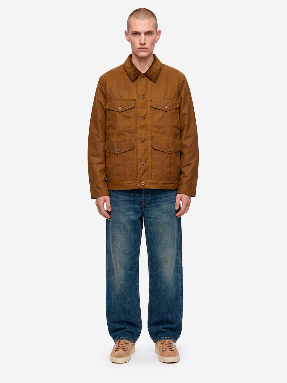 FILSON Giacca in cotone shelter Journeyman Marrone chiaro Urbanstaroma