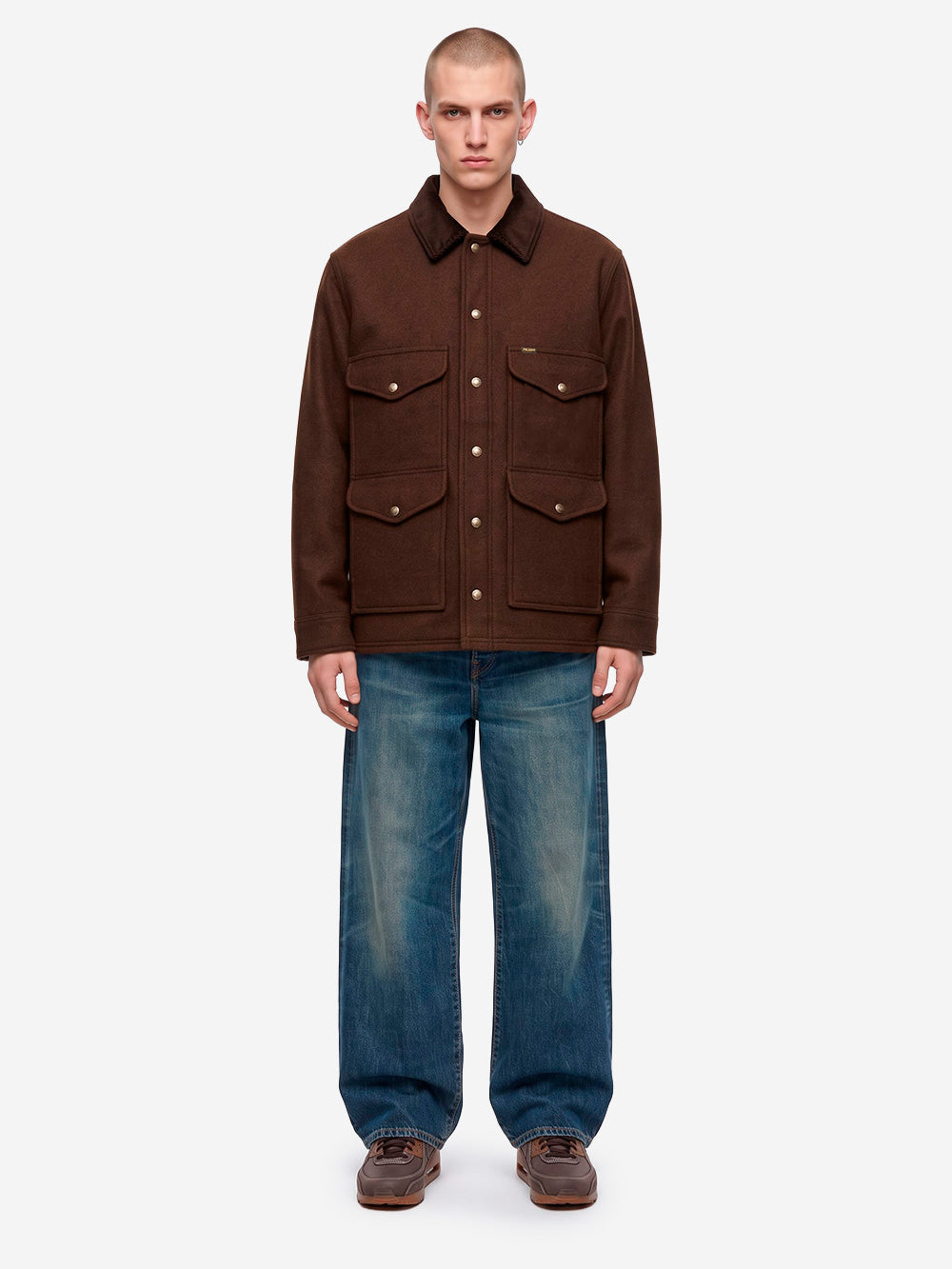 FILSON Giacca cruiser in lana Spokane marrone Cacao Urbanstaroma
