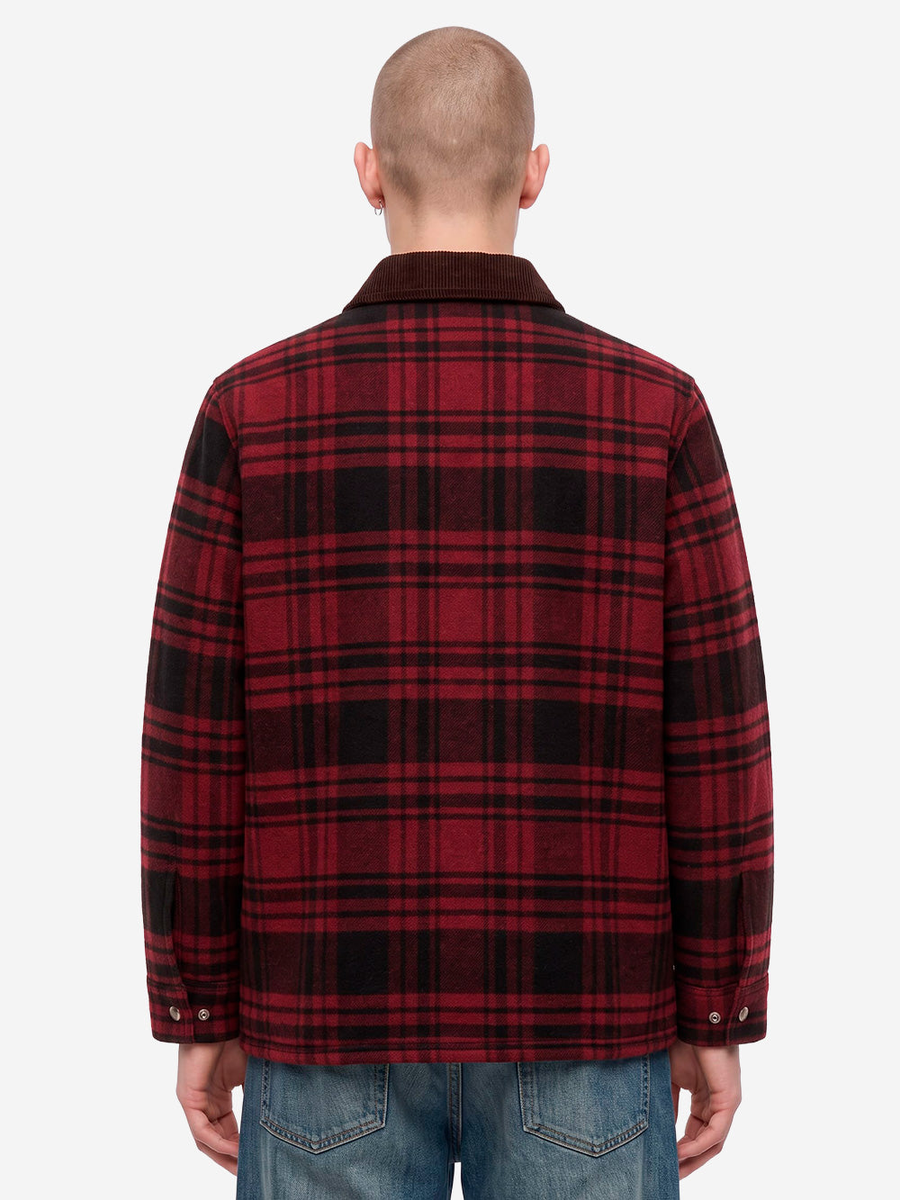 FILSON Giacca cruiser in lana Spokane a quadri Rosso nero Urbanstaroma