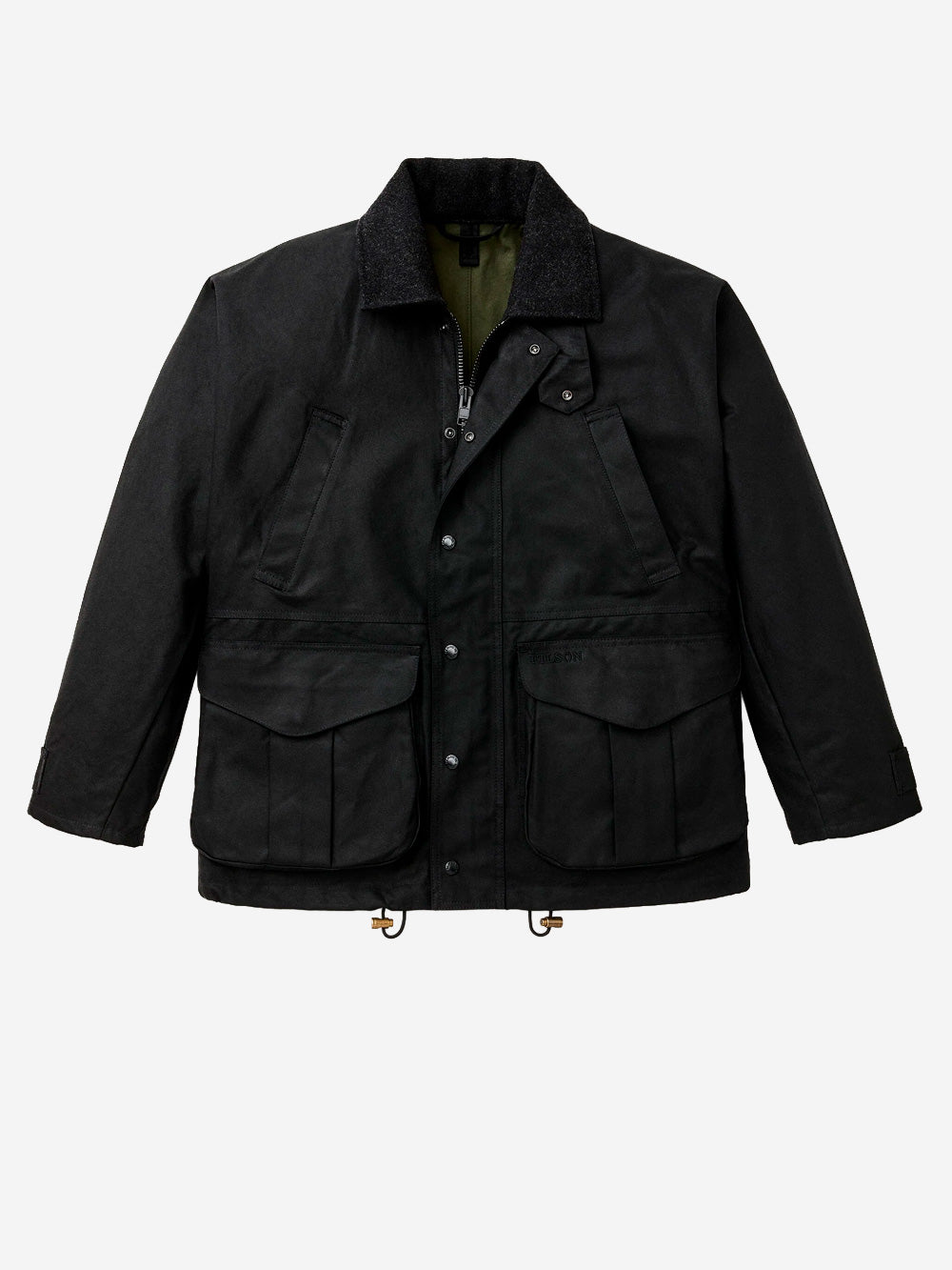 FILSON Giacca field in Tin Cloth nera Nero Urbanstaroma