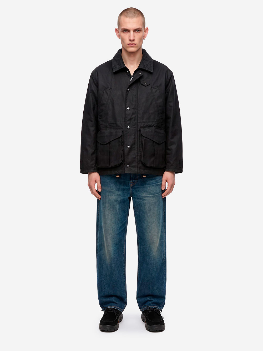 FILSON Giacca field in Tin Cloth nera Nero Urbanstaroma