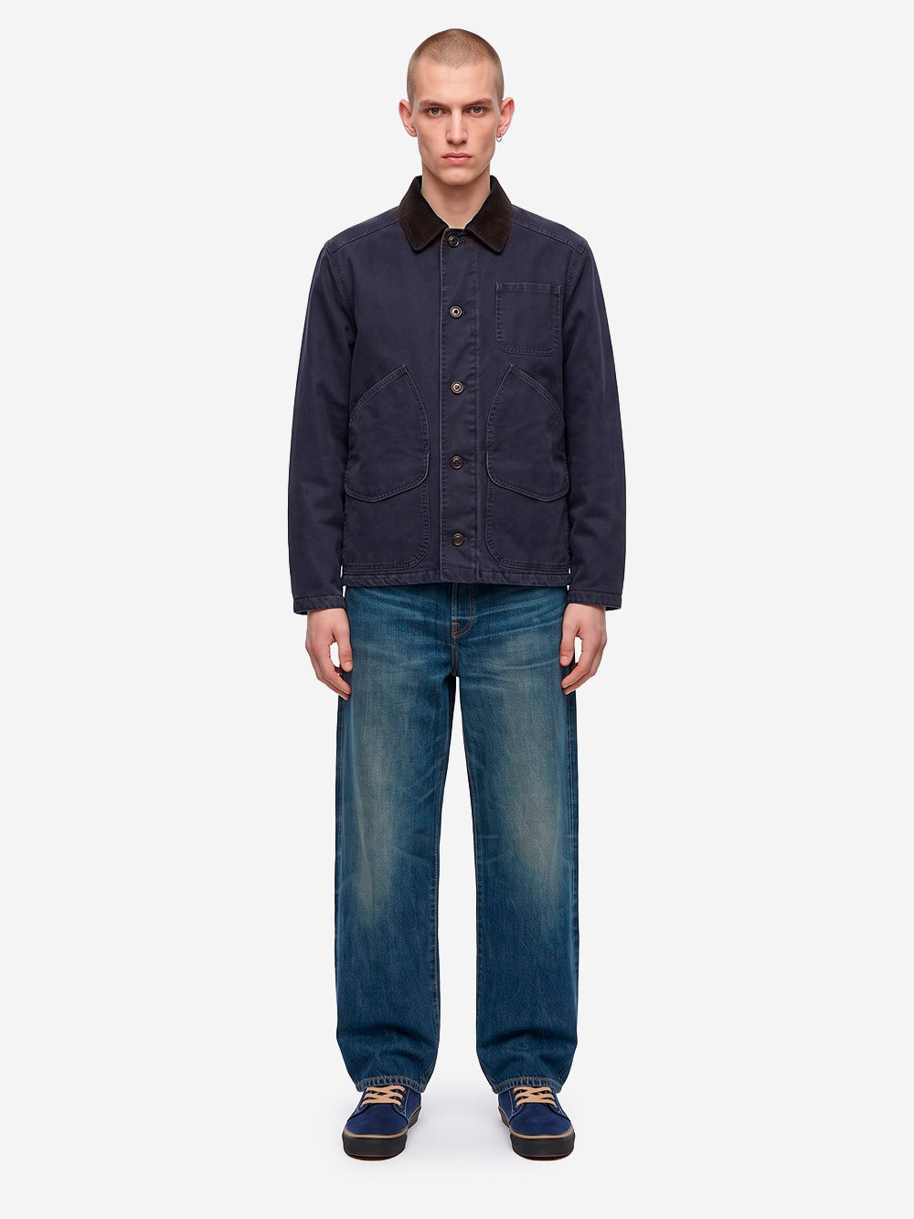 FILSON Giacca imbottita outfitter in canvas blu Blu scuro Urbanstaroma