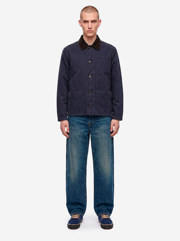 FILSON Giacca imbottita outfitter in canvas blu Blu scuro