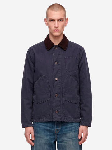 FILSON Giacca imbottita outfitter in canvas blu Blu scuro