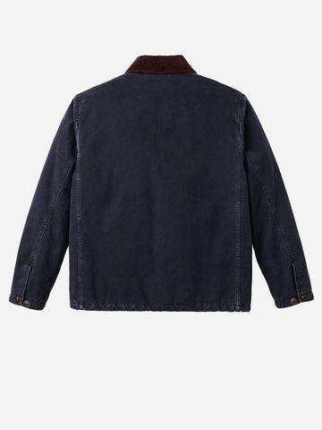 FILSON Giacca imbottita outfitter in canvas blu Blu scuro