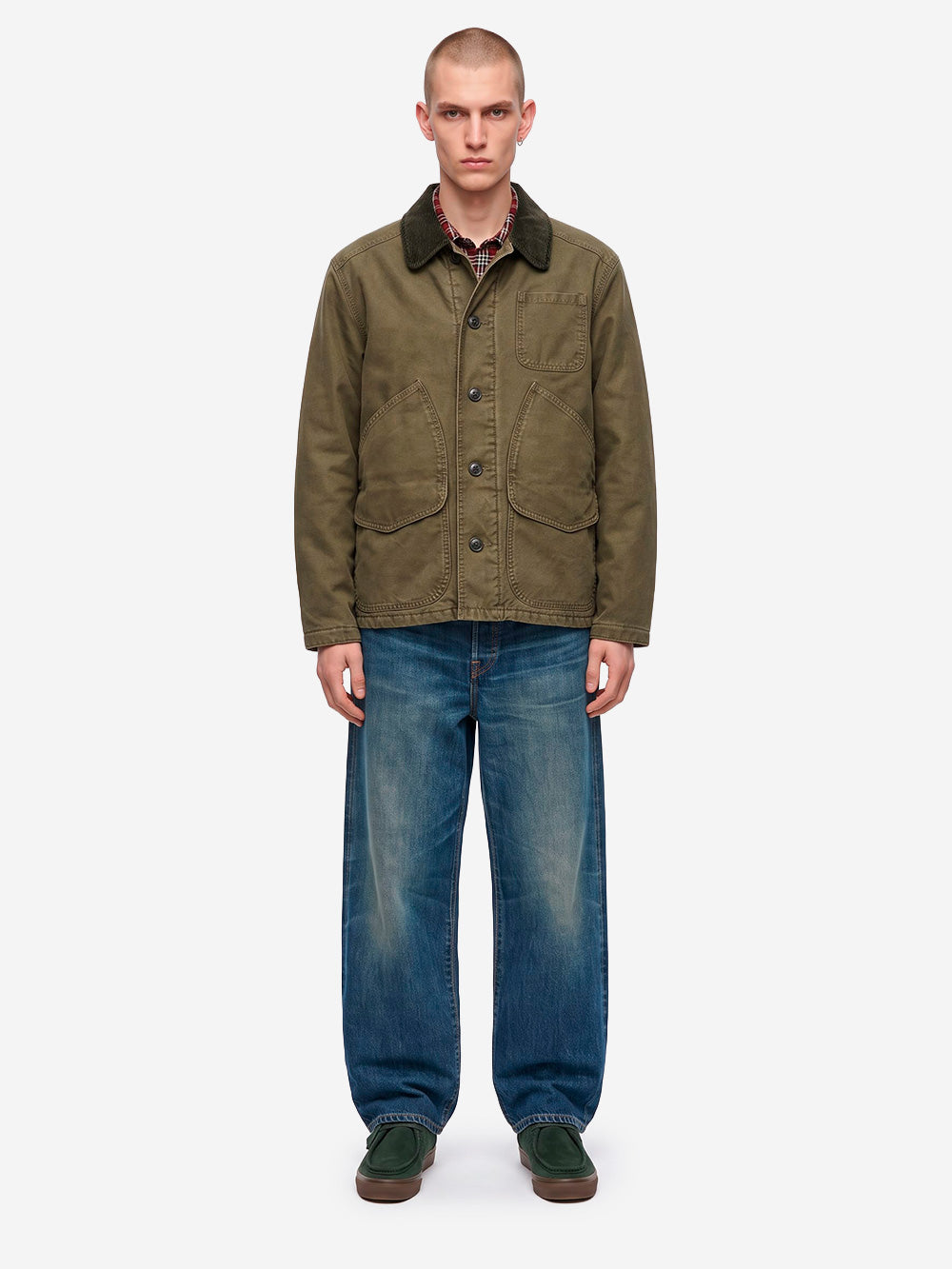 FILSON Giacca imbottita outfitter in canvas verde Verde scuro Urbanstaroma