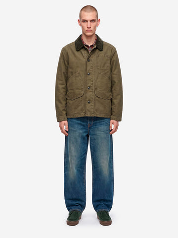 FILSON Giacca imbottita outfitter in canvas verde Verde scuro