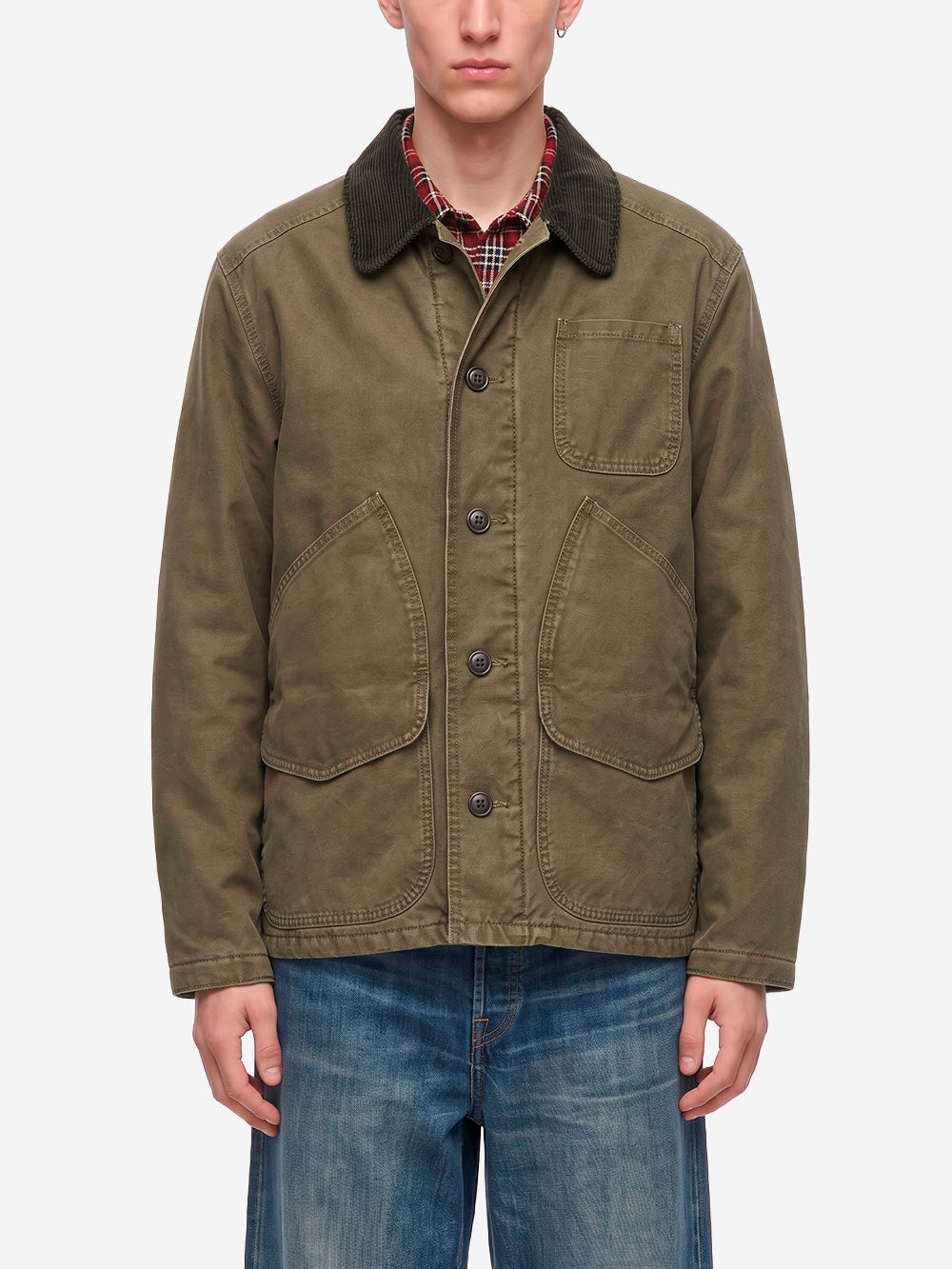 FILSON Giacca imbottita outfitter in canvas verde Verde scuro Urbanstaroma