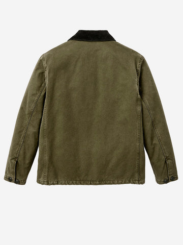 FILSON Giacca imbottita outfitter in canvas verde Verde scuro