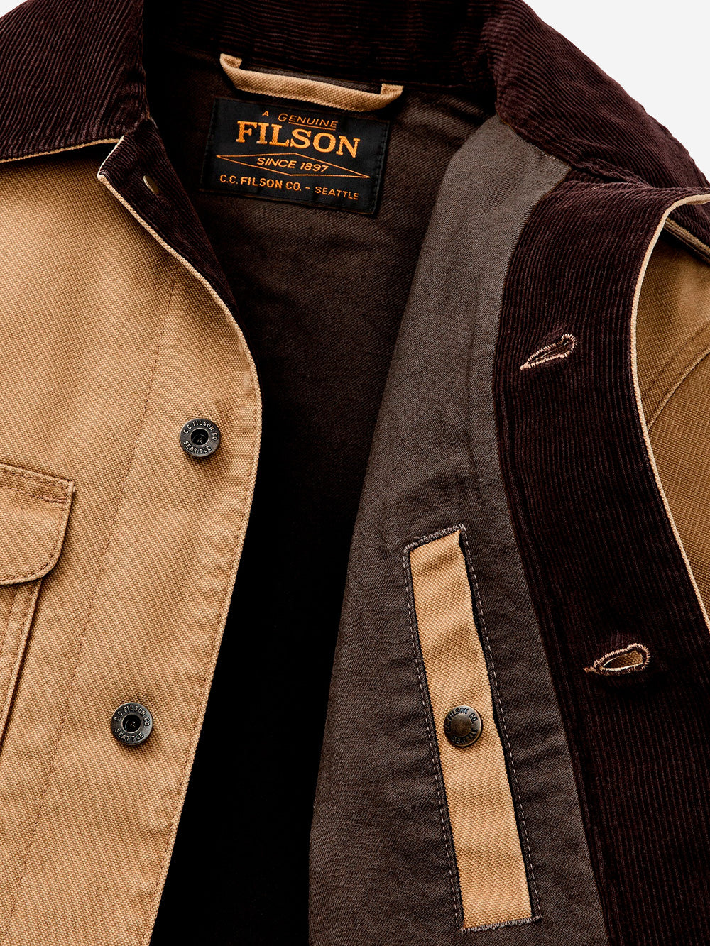 FILSON Giacca in canvas Journeyman marrone Marrone Urbanstaroma