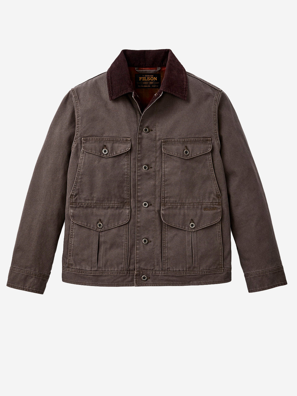 FILSON Giacca in canvas Journeyman grigia Grigio Urbanstaroma