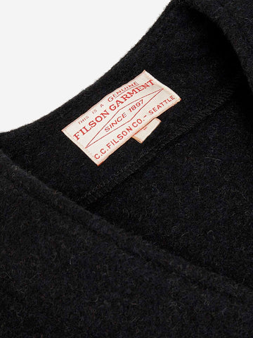 FILSON Gilet in lana mackinaw nero Nero