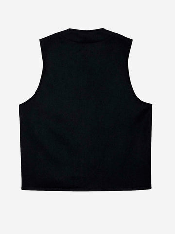 FILSON Gilet in lana mackinaw nero Nero
