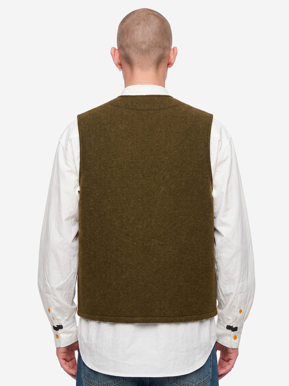 FILSON Gilet in lana mackinaw verde Verde Urbanstaroma