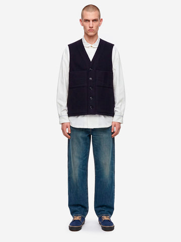 FILSON Gilet in lana mackinaw blu Blu