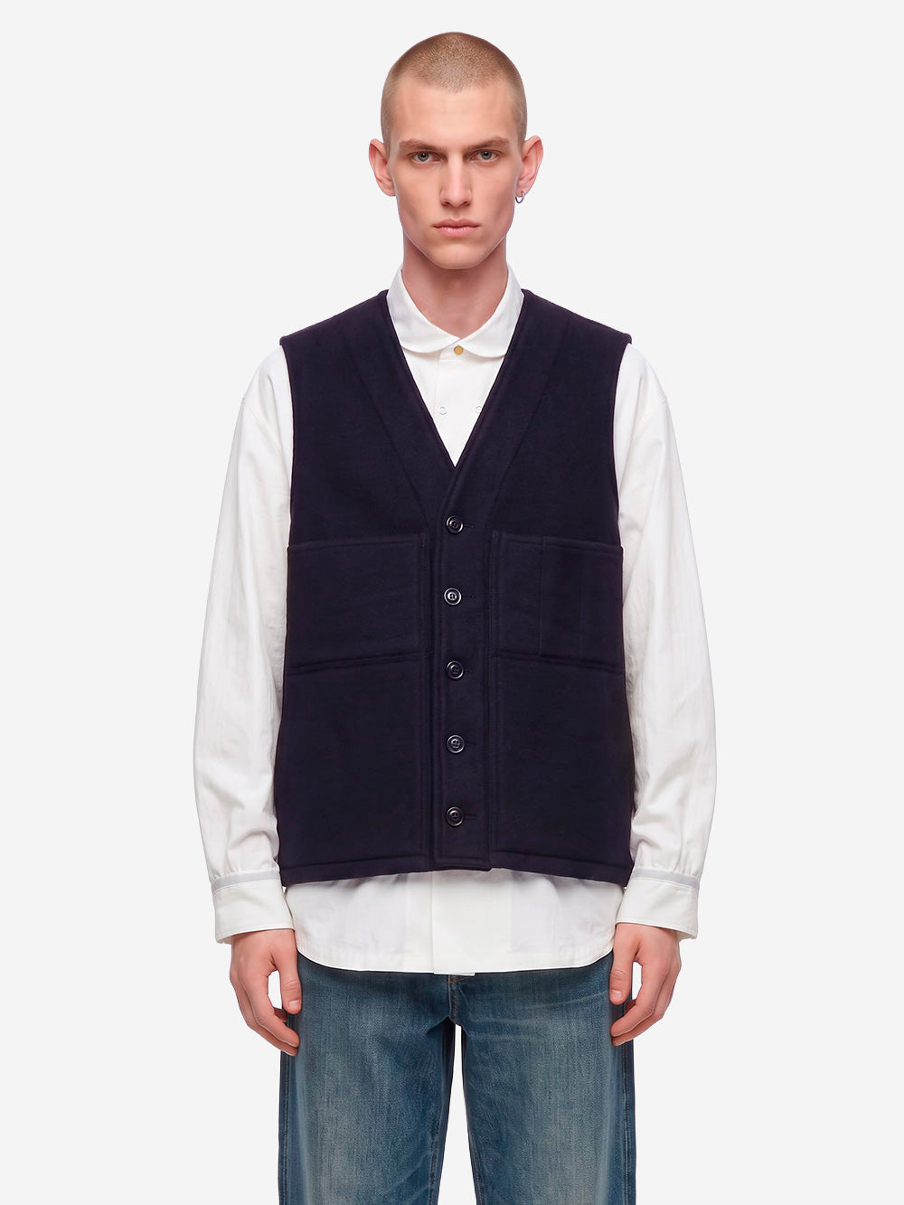 FILSON Gilet in lana mackinaw blu Blu Urbanstaroma