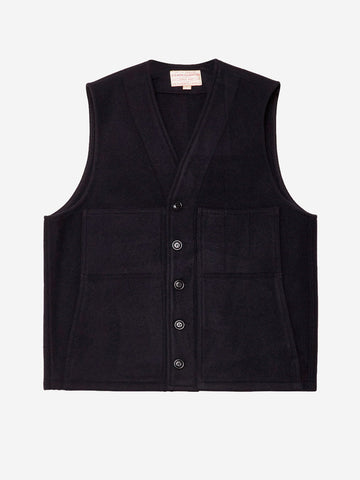 FILSON Gilet in lana mackinaw blu Blu