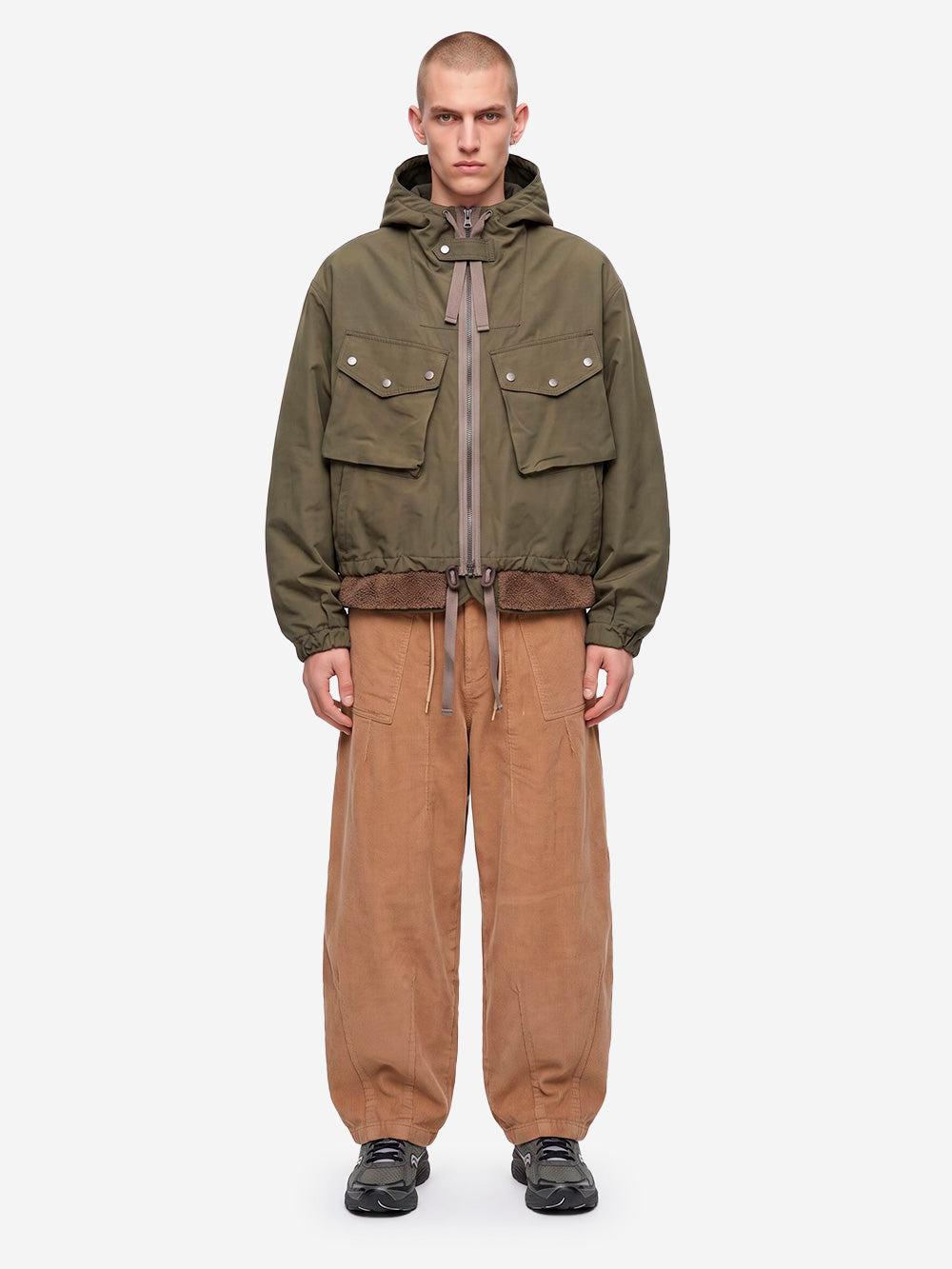 FRIZMWORKS Giacca hooded parka Smock 2-in-1 oliva Verde Oliva Urbanstaroma