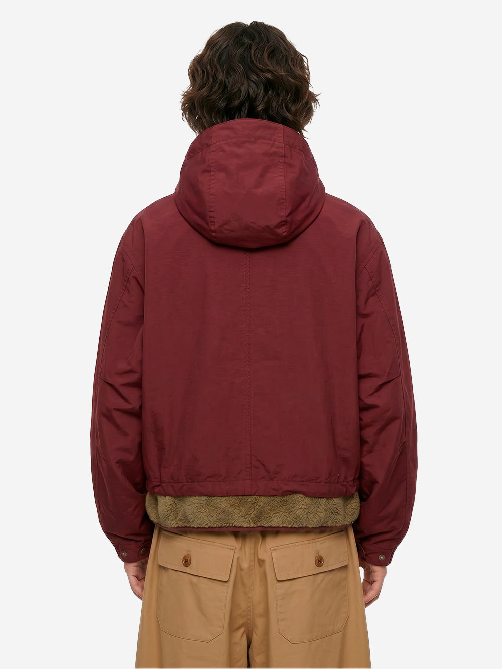 FRIZMWORKS Giacca hooded parka Smock 2-in-1 burgundy Bordeau Urbanstaroma