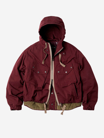 FRIZMWORKS Giacca hooded parka Smock 2-in-1 burgundy Bordeau