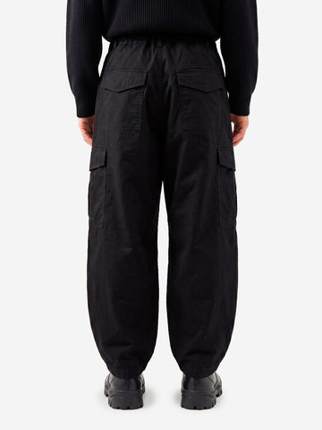 FRIZMWORKS Pantaloni twill cargo Balloon neri Nero