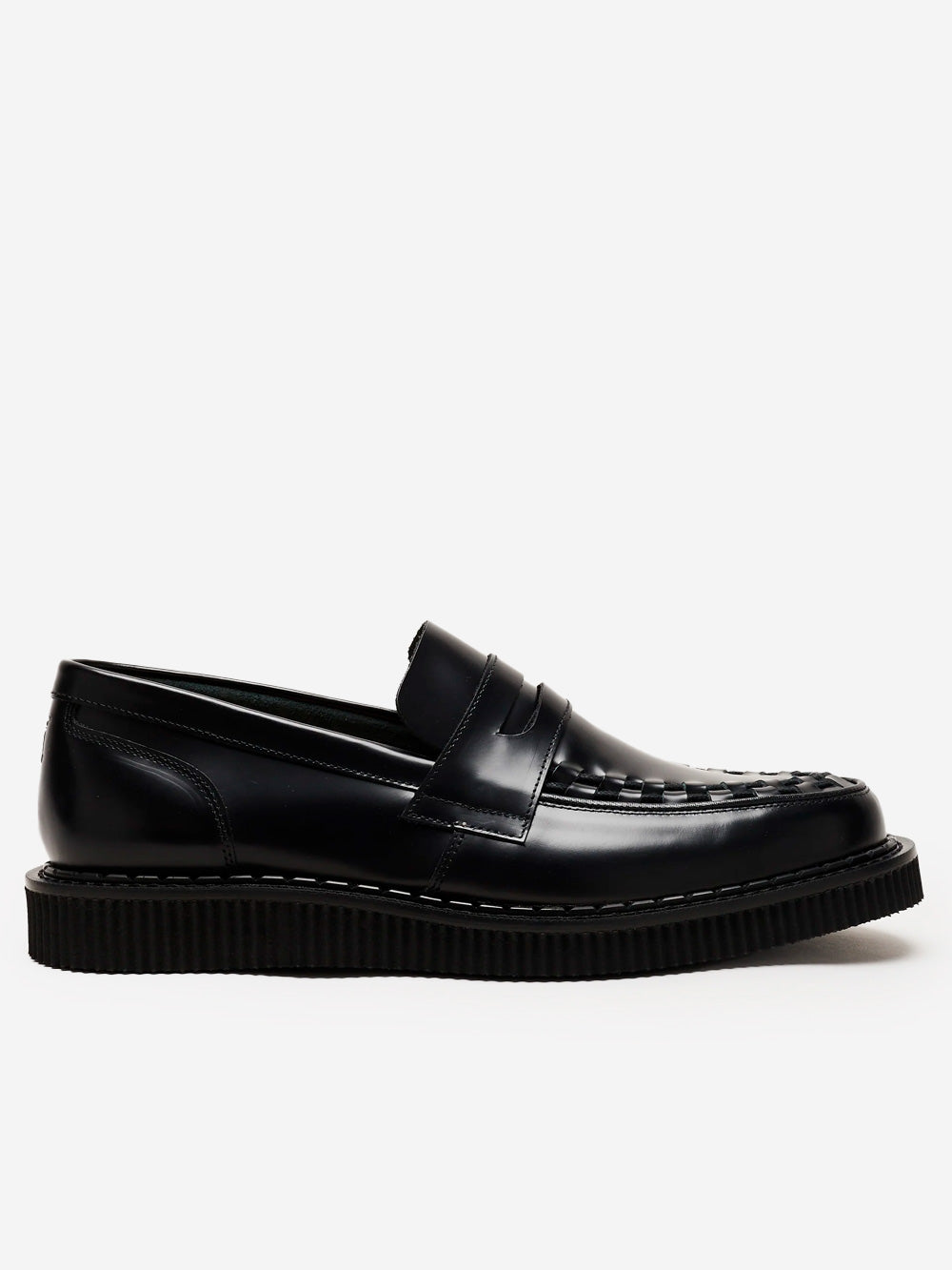 GEORGE COX Hatton Penny Loafer Black Black Urbanstaroma
