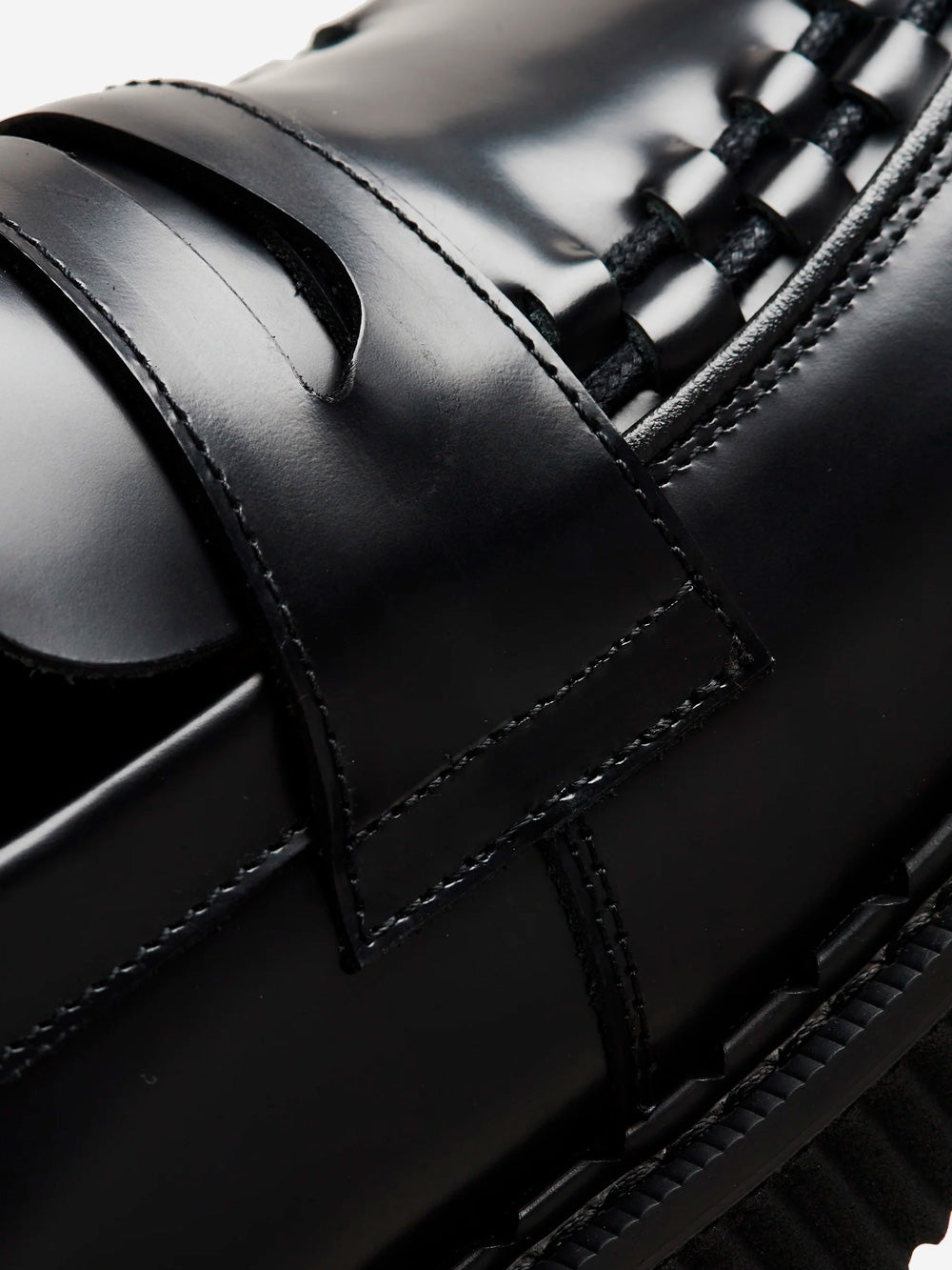 GEORGE COX Hatton Penny Loafer Black Black Urbanstaroma
