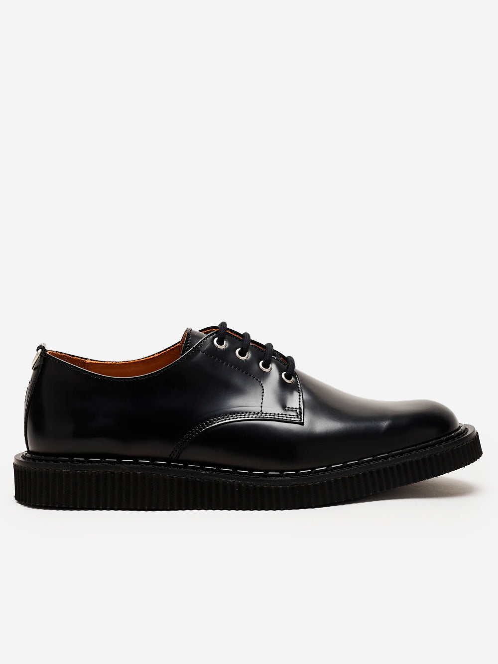 GEORGE COX 4 Eyelet Derby Black Nero Urbanstaroma