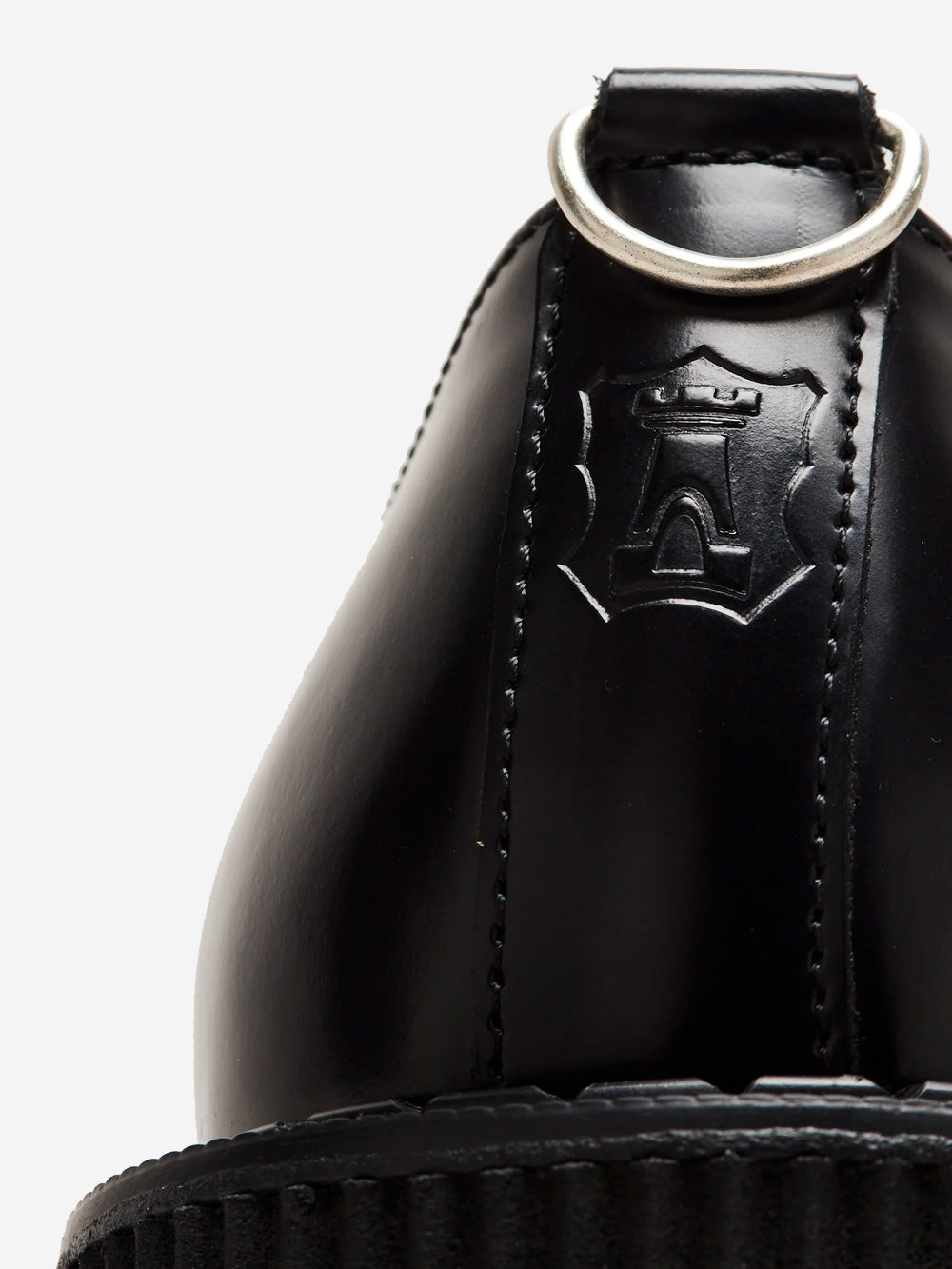 GEORGE COX 4 Eyelet Derby Black Nero Urbanstaroma