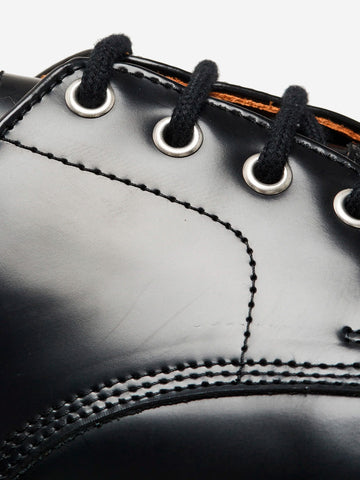 GEORGE COX 4 Eyelet Derby Black Nero