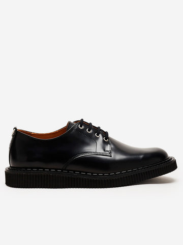 GEORGE COX 4 Eyelet Derby Black Nero