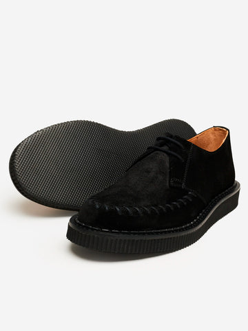 GEORGE COX Dulley Black Suede Nero