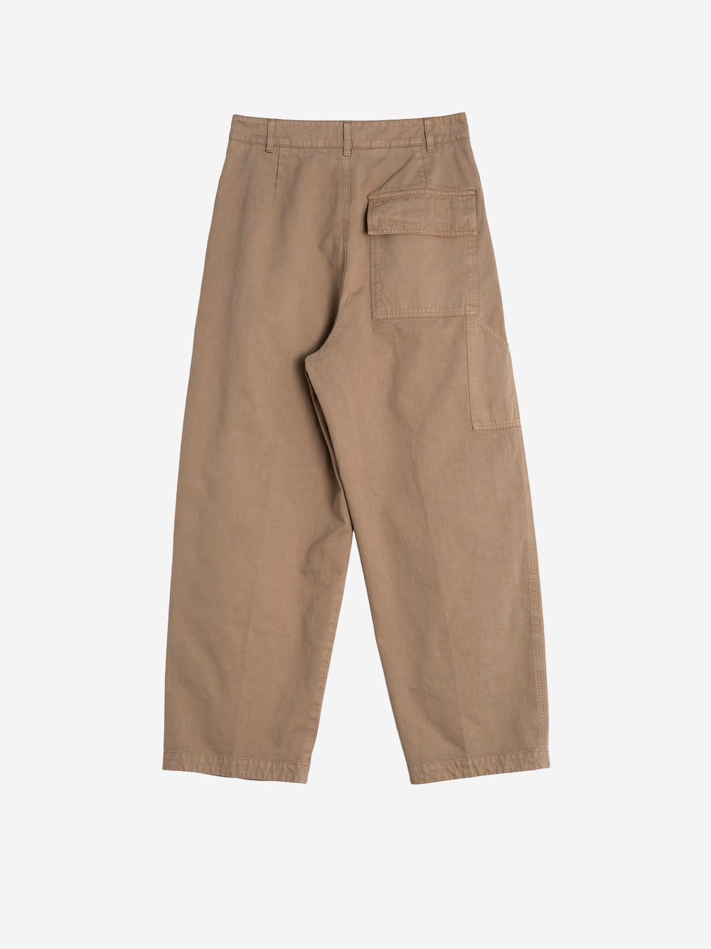 GIRLS OF DUST Pantaloni 'Ambassador' pleated in gabardine di cotone beige Beige Urbanstaroma