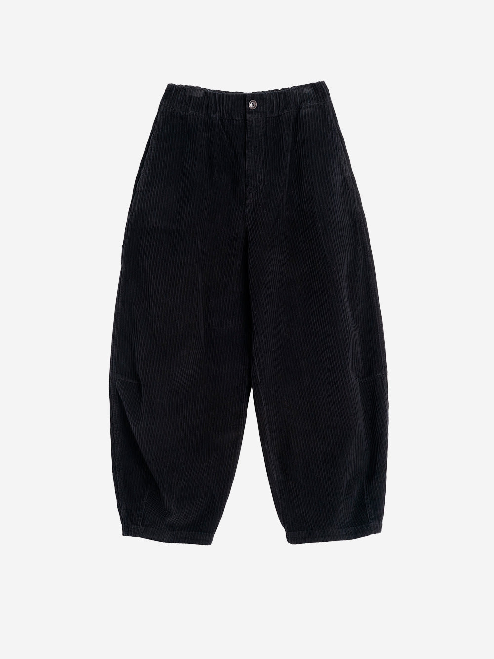 GIRLS OF DUST 'Sultan' Pants in velluto a coste neri Nero Urbanstaroma