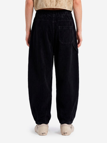 GIRLS OF DUST 'Sultan' Pants in velluto a coste neri Nero