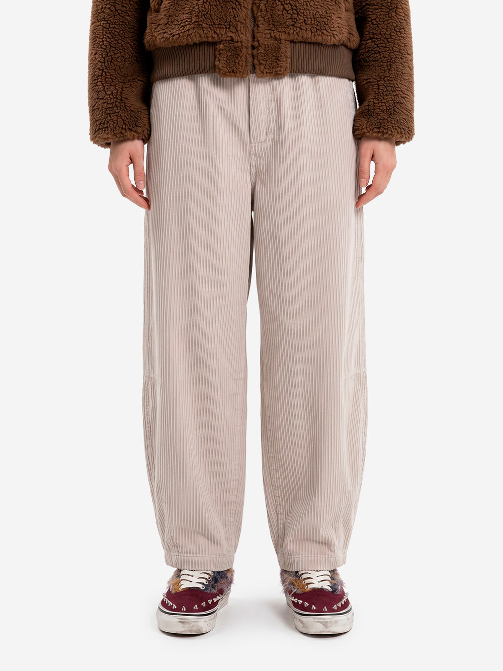 GIRLS OF DUST 'Sultan' Pants grigio chiaro in velluto a coste Urbanstaroma
