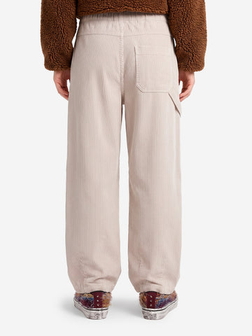 GIRLS OF DUST 'Sultan' Pants grigio chiaro in velluto a coste
