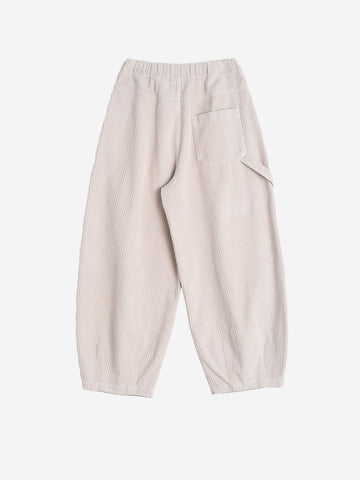 GIRLS OF DUST 'Sultan' Pants grigio chiaro in velluto a coste