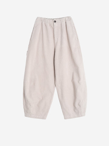 GIRLS OF DUST 'Sultan' Pants grigio chiaro in velluto a coste