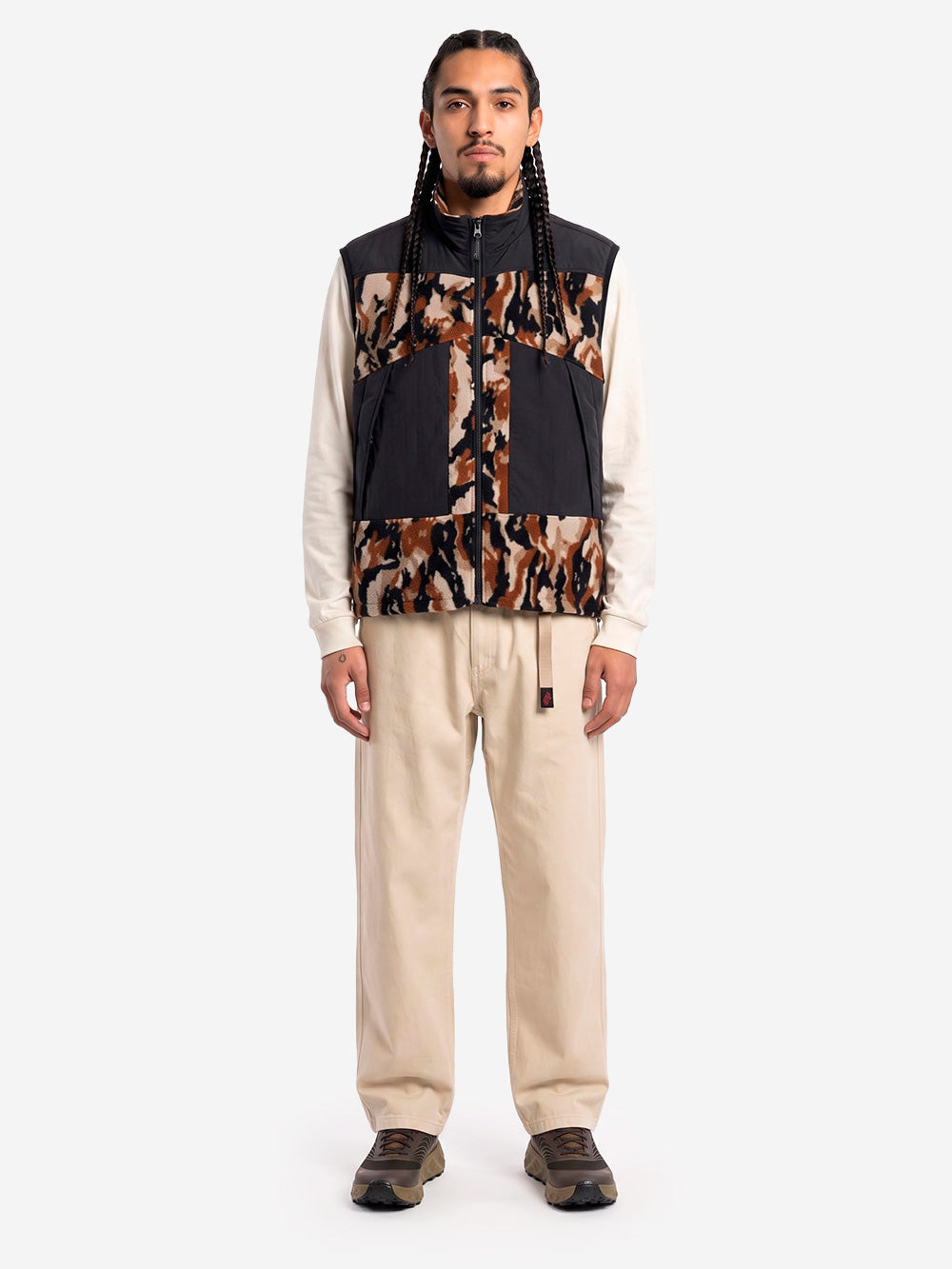 GRAMICCI Gilet Thermal Fleece Bark Camo Camouflage Urbanstaroma