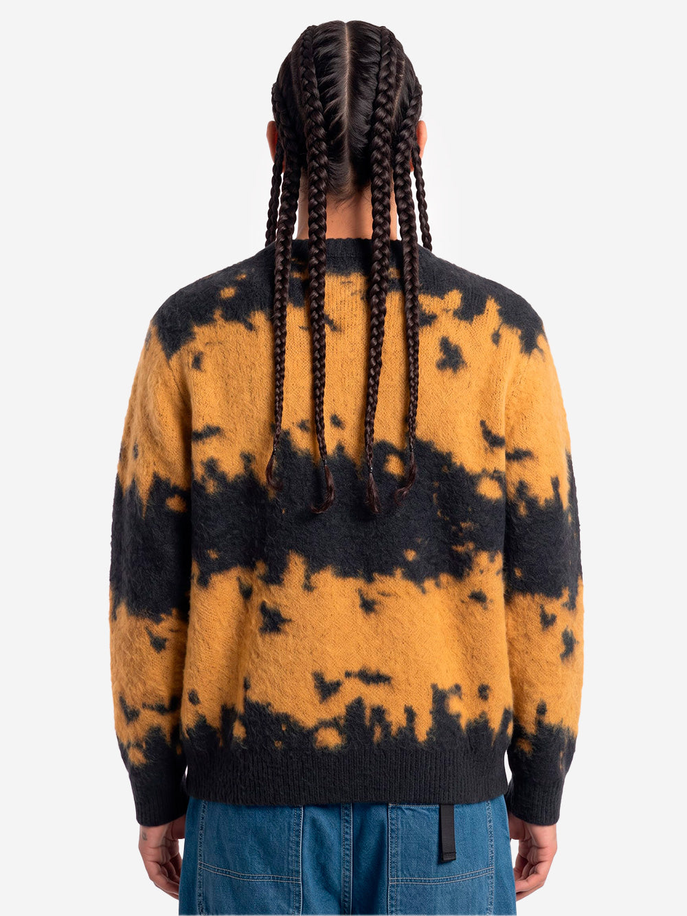 GRAMICCI Maglione in misto mohair safron splatter Giallo nero Urbanstaroma