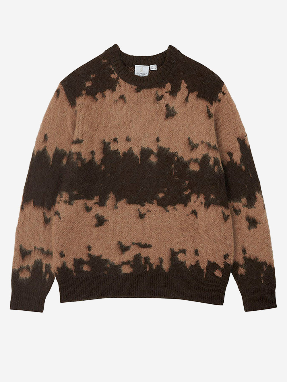 GRAMICCI Maglione in misto mohair taupe splatter Marrone beige Urbanstaroma