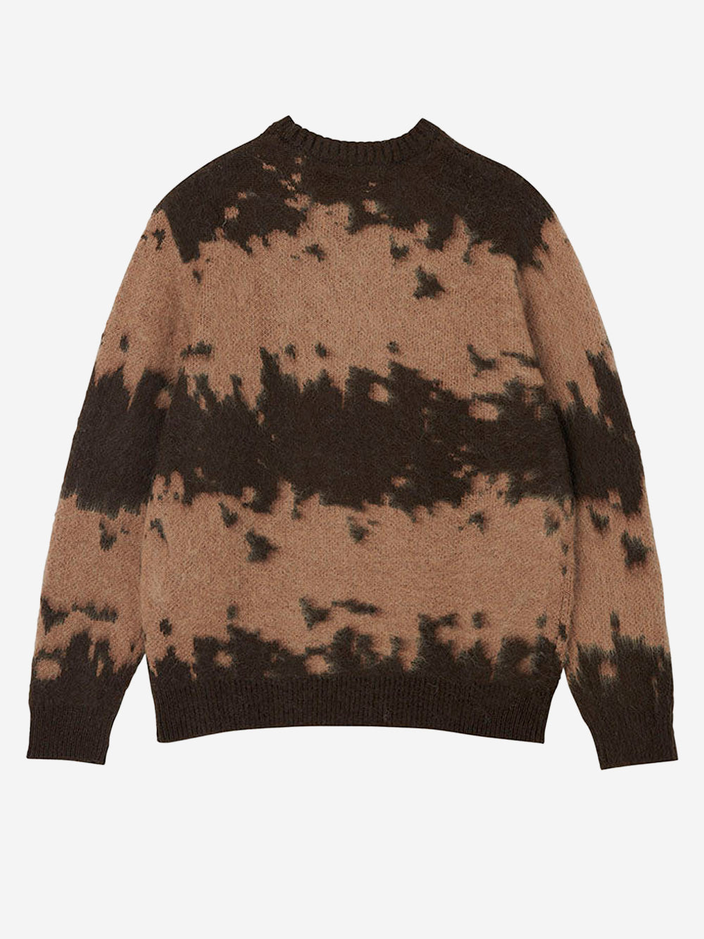 GRAMICCI Maglione in misto mohair taupe splatter Marrone beige Urbanstaroma