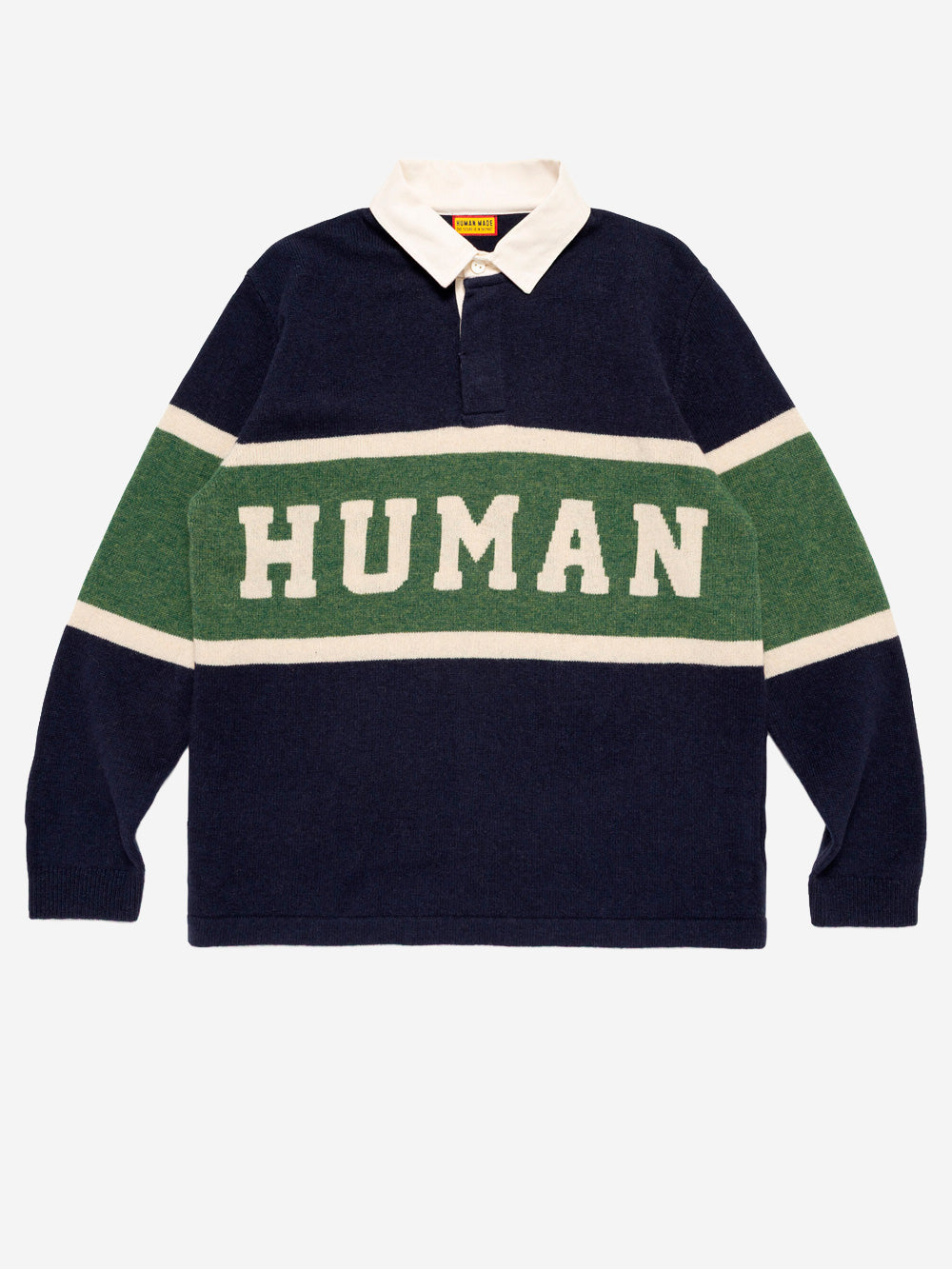 HUMAN MADE Maglione rugby Blu scuro Urbanstaroma
