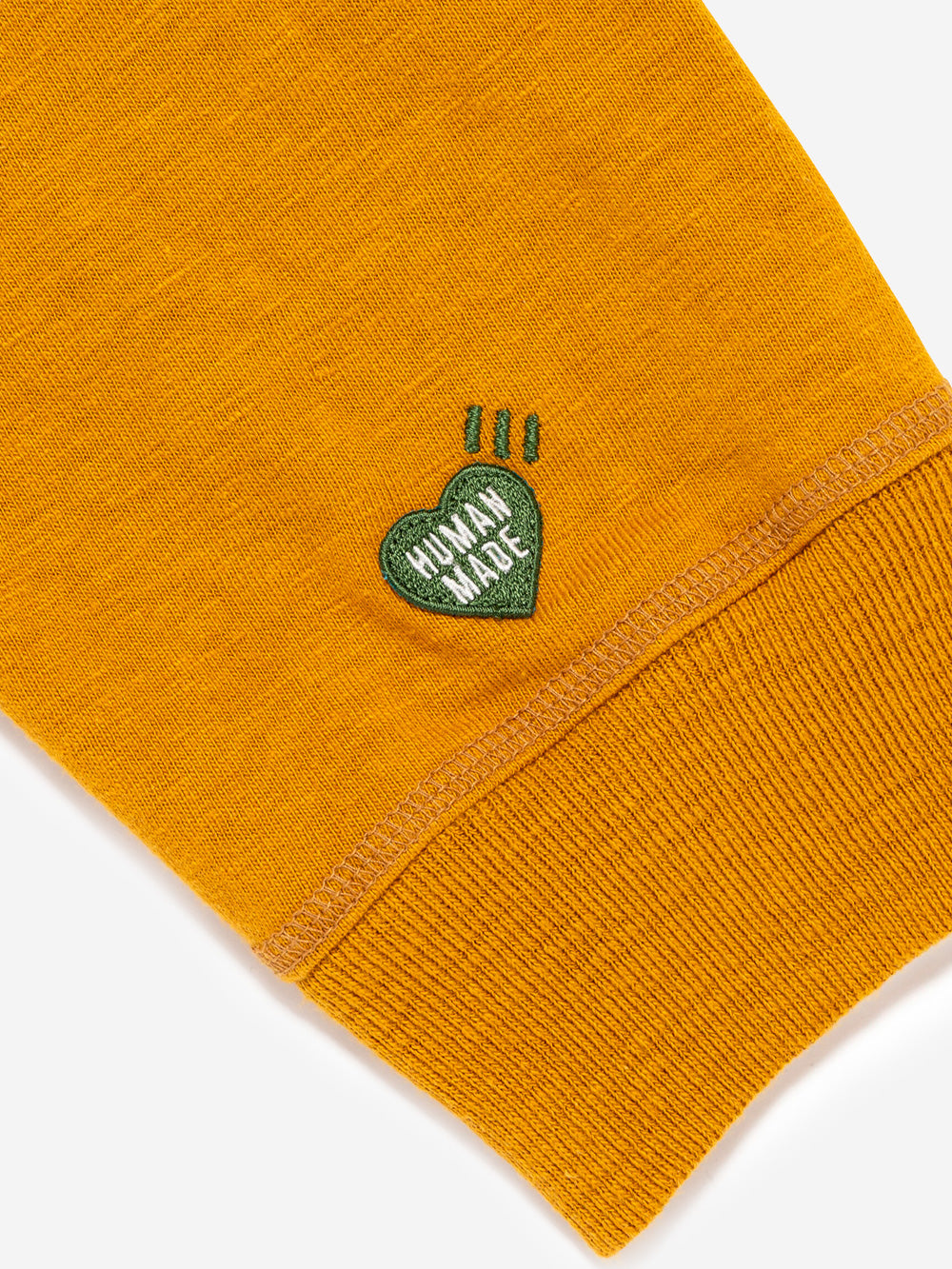 HUMAN MADE T-Shirt a maniche lunghe Henley arancione arancione Urbanstaroma