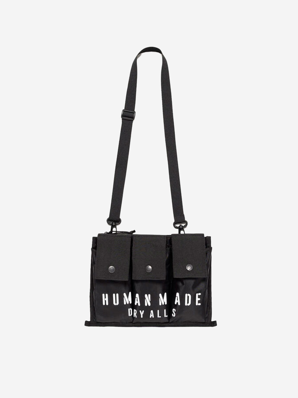 HUMAN MADE Military Shoulder Bag Black Nero Urbanstaroma