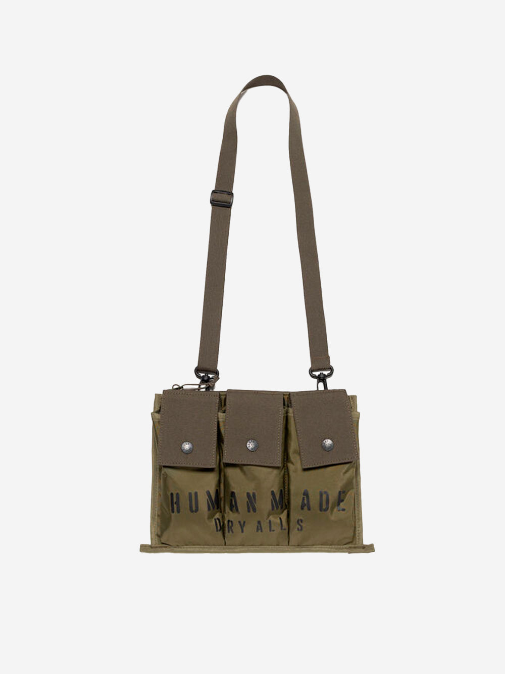 HUMAN MADE Military Shoulder Bag Olive Verde Urbanstaroma